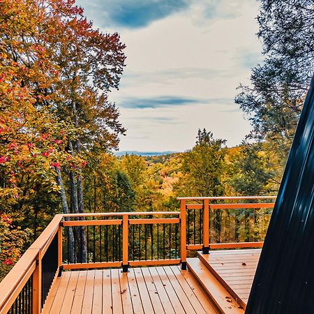 Secluded Mtn View New! 10 Mins To Gatlinburg Or Park Villa Kültér fotó
