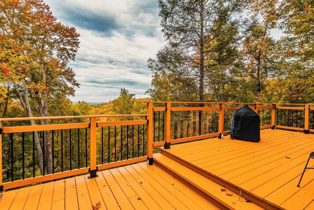 Secluded Mtn View New! 10 Mins To Gatlinburg Or Park Villa Kültér fotó