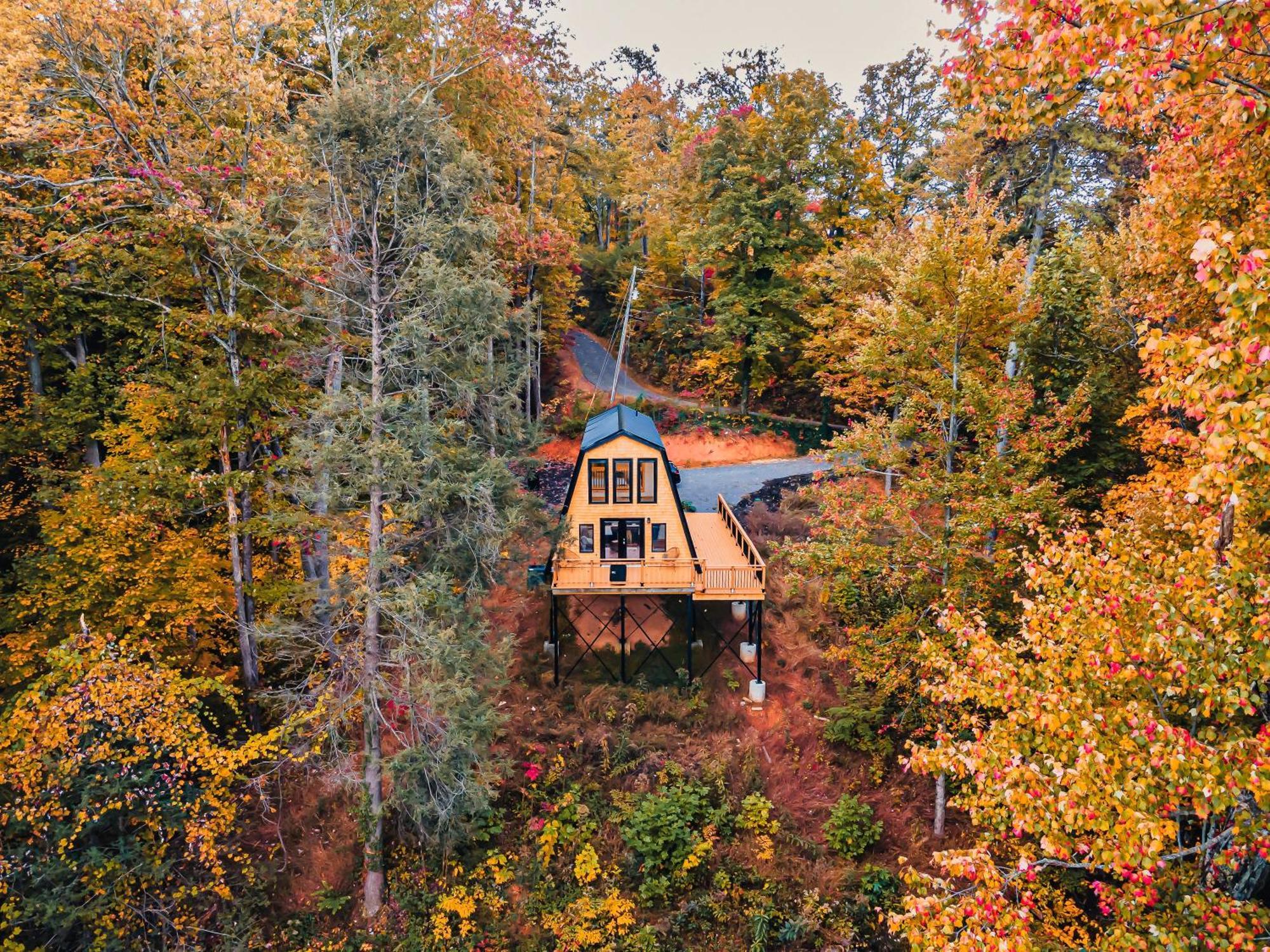 Secluded Mtn View New! 10 Mins To Gatlinburg Or Park Villa Kültér fotó